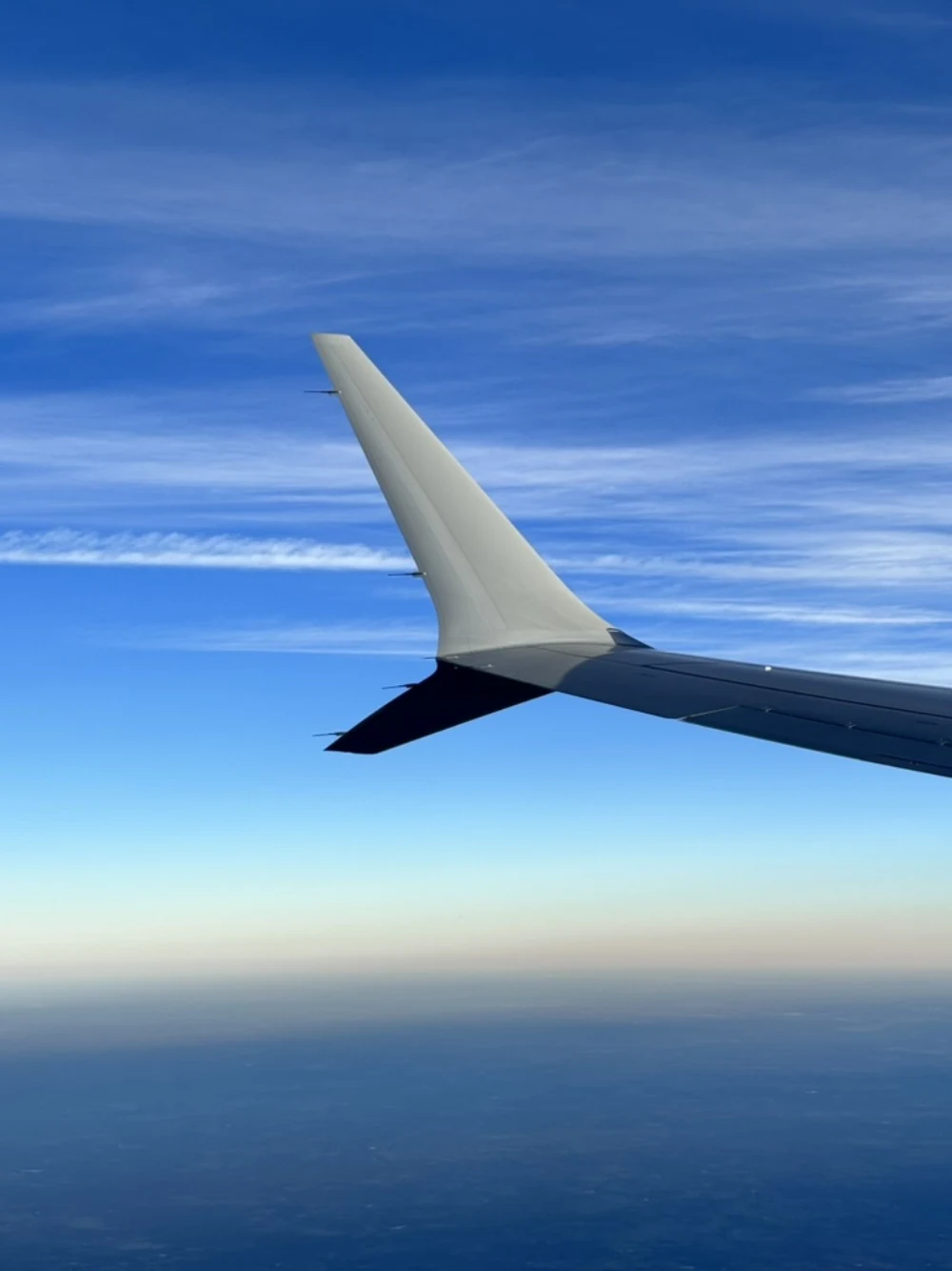 On a flight