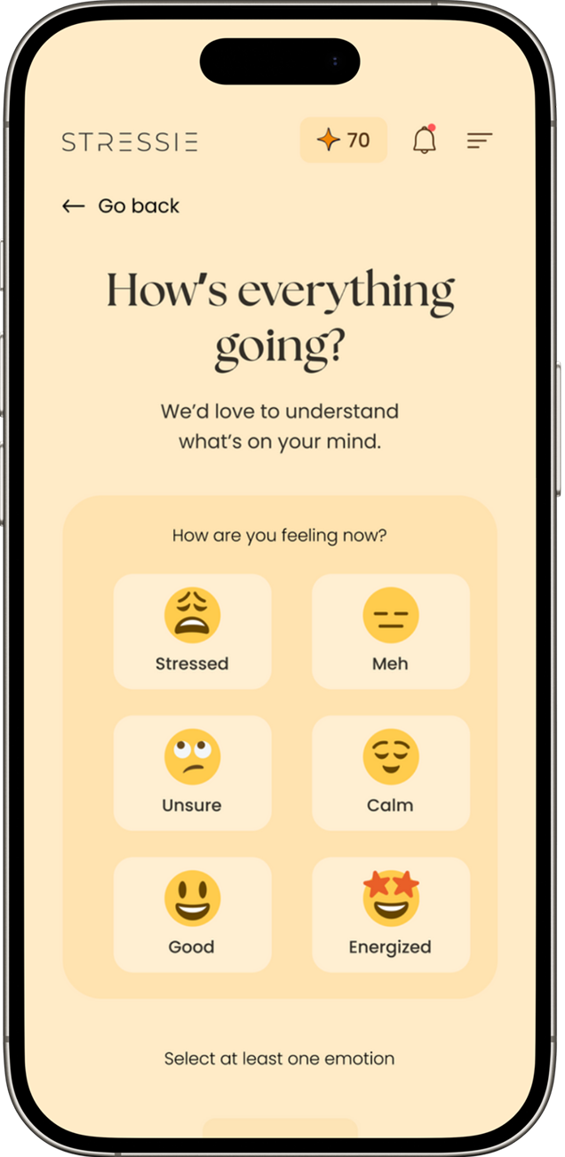 Core experience screen 2