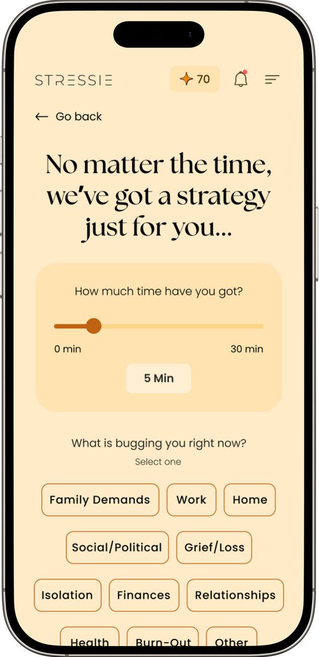 Core experience screen 3